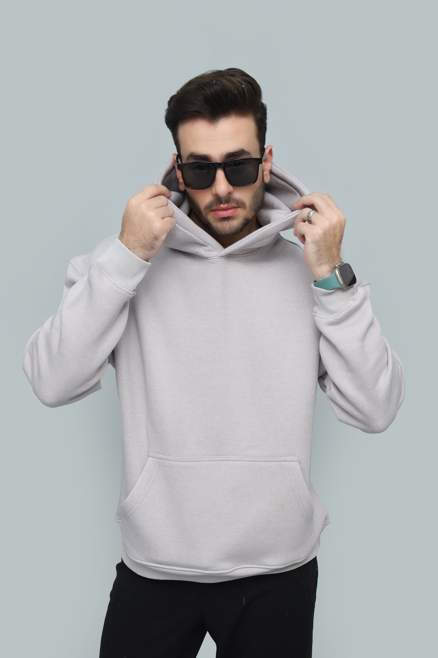 Prime Steel Grey Hoodie - Premium Streetwear by Primerz