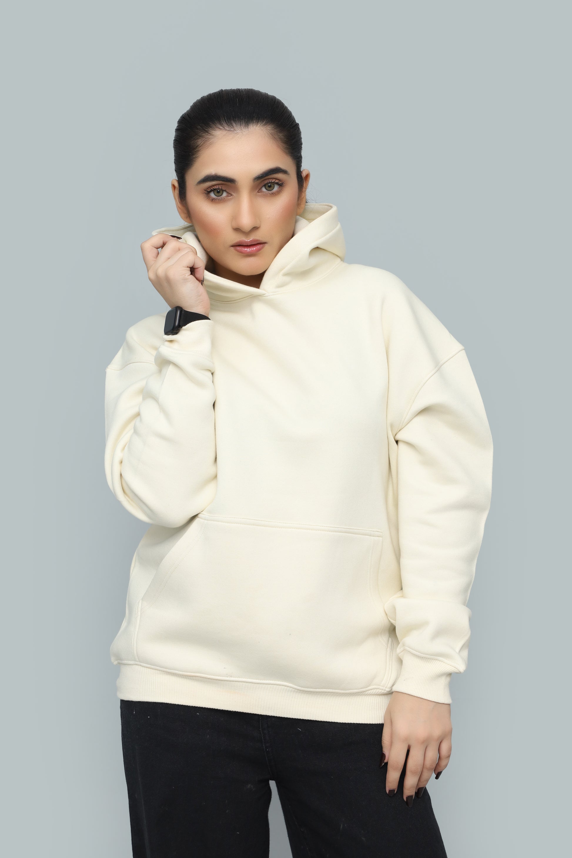Classic Beige Hoodie - Premium Fleece Streetwear | Primerz