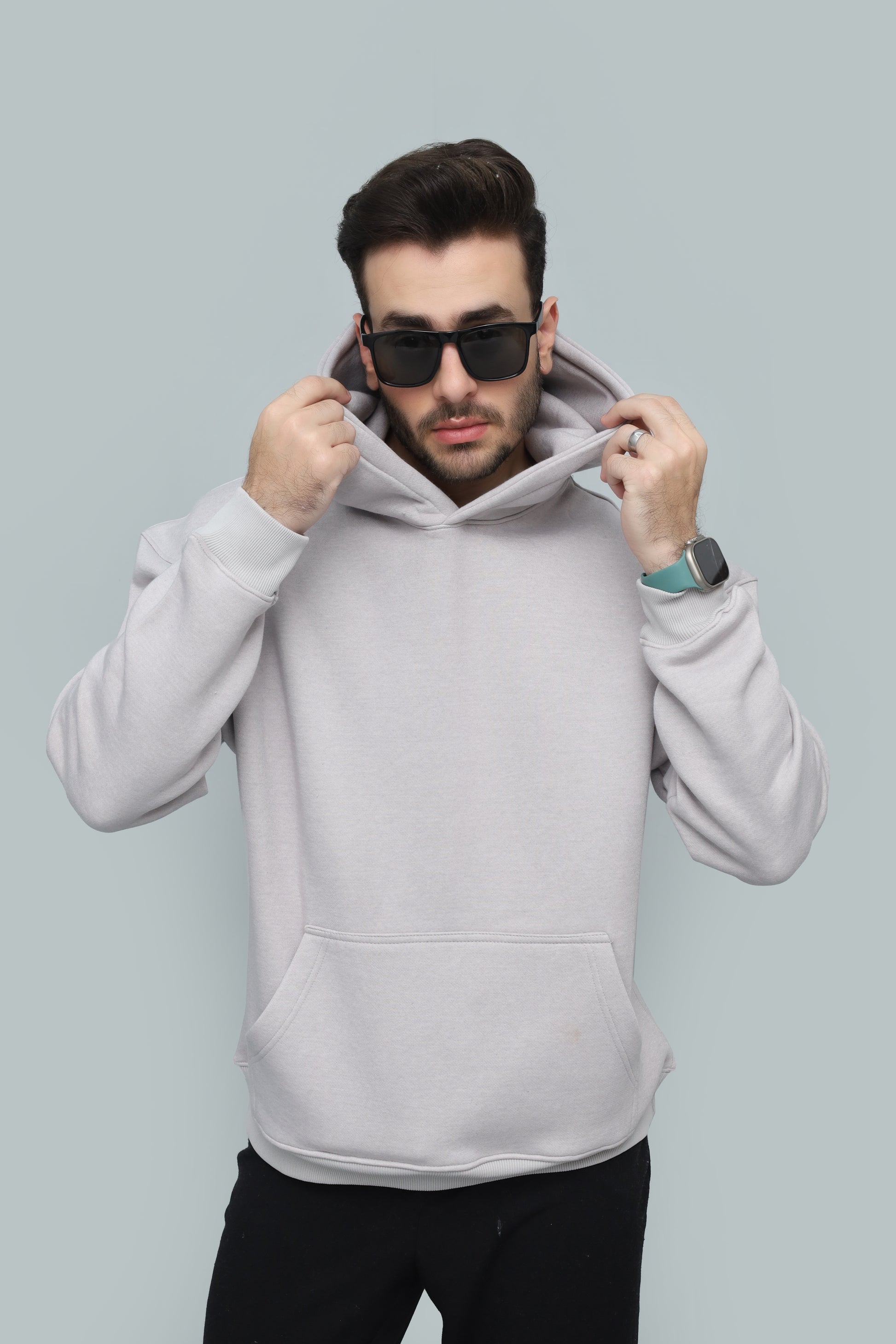 Prime Steel Grey Hoodie - Premium Streetwear by Primerz