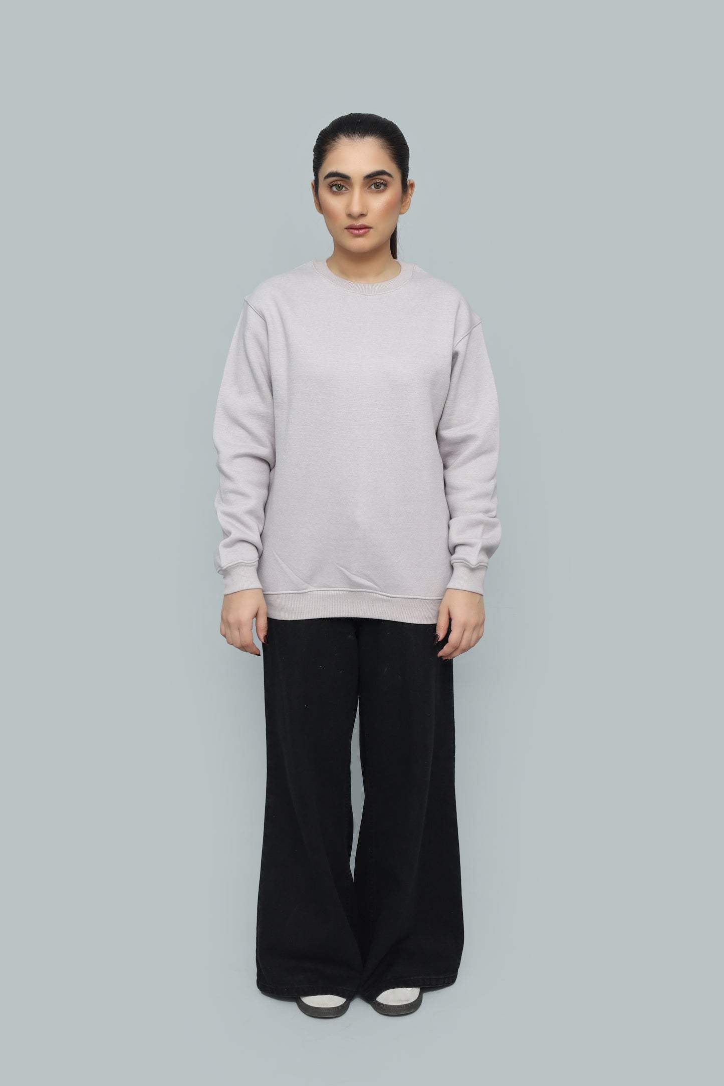 Unisex Steel Gray Sweatshirt – One Edition | 400 GSM Premium Fleece Streetwear by Primerz