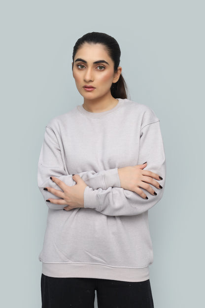 Unisex Steel Gray Sweatshirt – One Edition | 400 GSM Premium Fleece Streetwear by Primerz