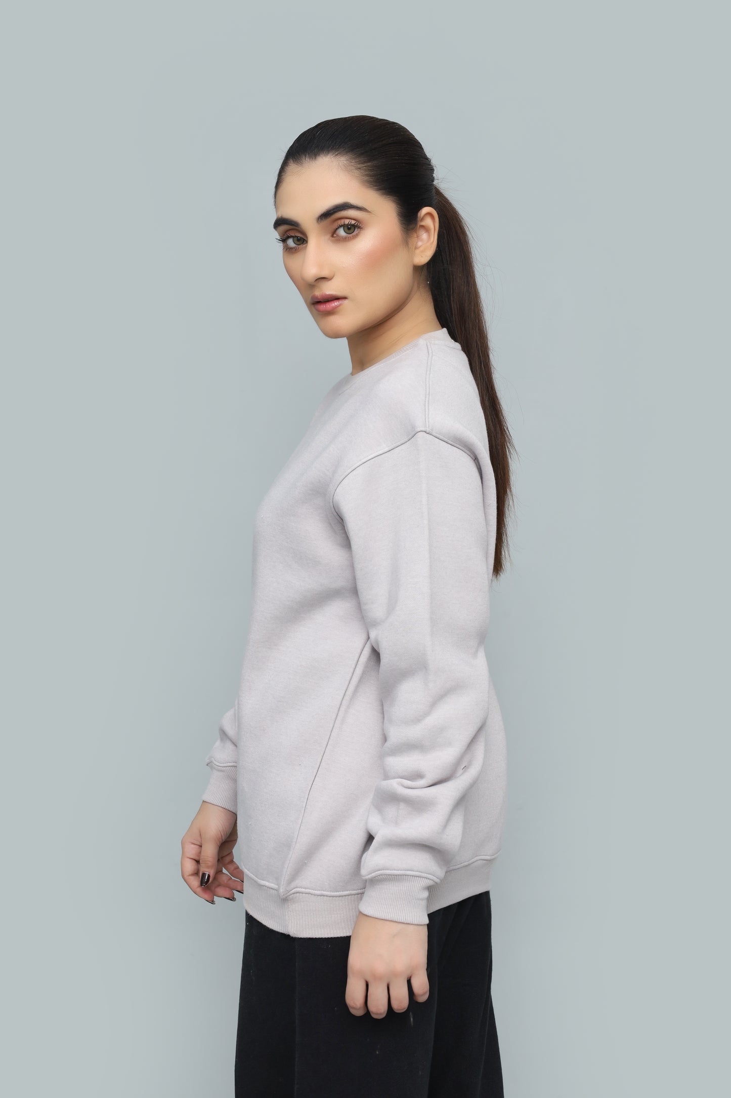 Unisex Steel Gray Sweatshirt – One Edition | 400 GSM Premium Fleece Streetwear by Primerz