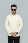 Natural Beige Sweatshirt - Premium Fleece Streetwear