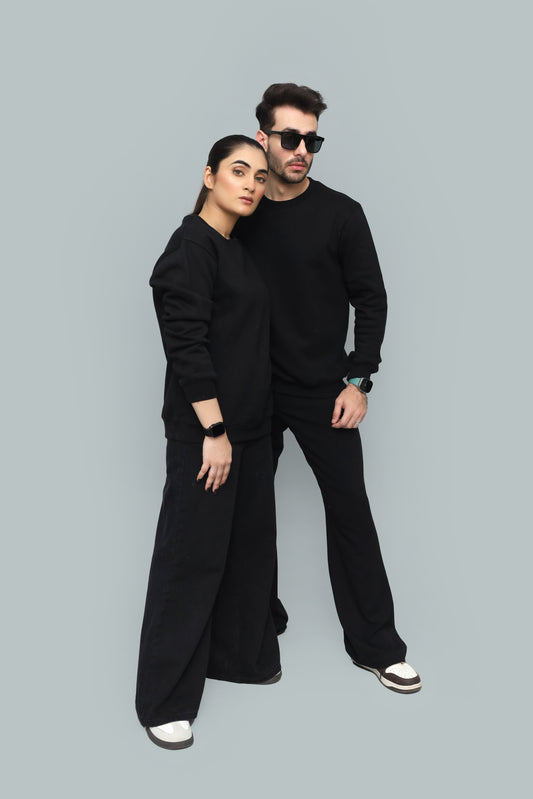 Premium Black Sweatshirt - Obsidian One Edition | Primerz