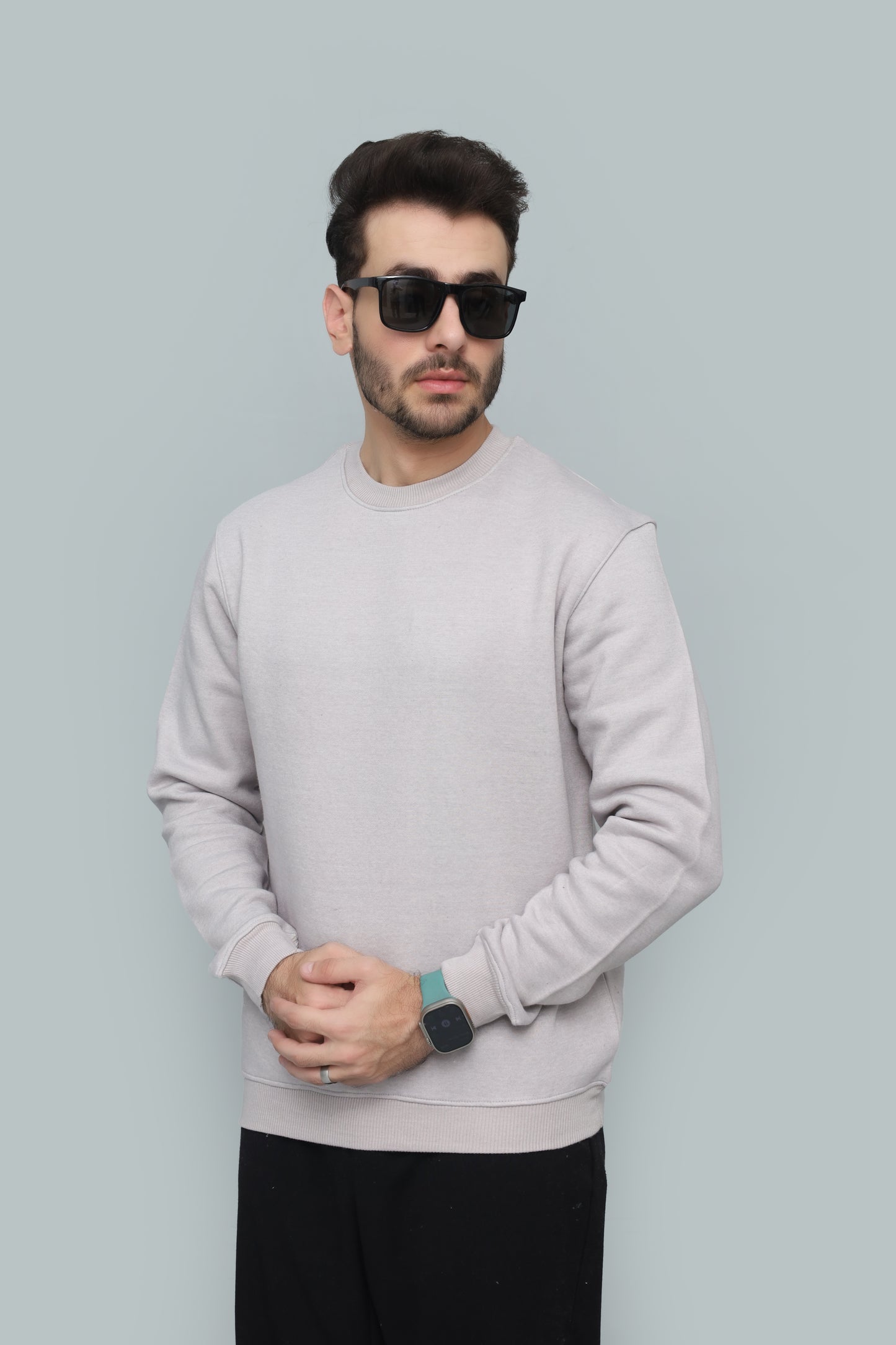 Unisex Steel Gray Sweatshirt – One Edition | 400 GSM Premium Fleece Streetwear by Primerz