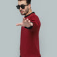 Premium Maroon Quarter-Zip Scuba Sweatshirt