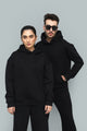 Prime Matte Black Hoodie – One Edition | 400 GSM Luxury Fleece Streetwear by Primerz