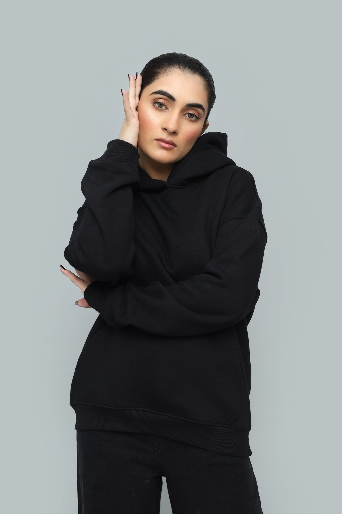 Prime Matte Black Hoodie