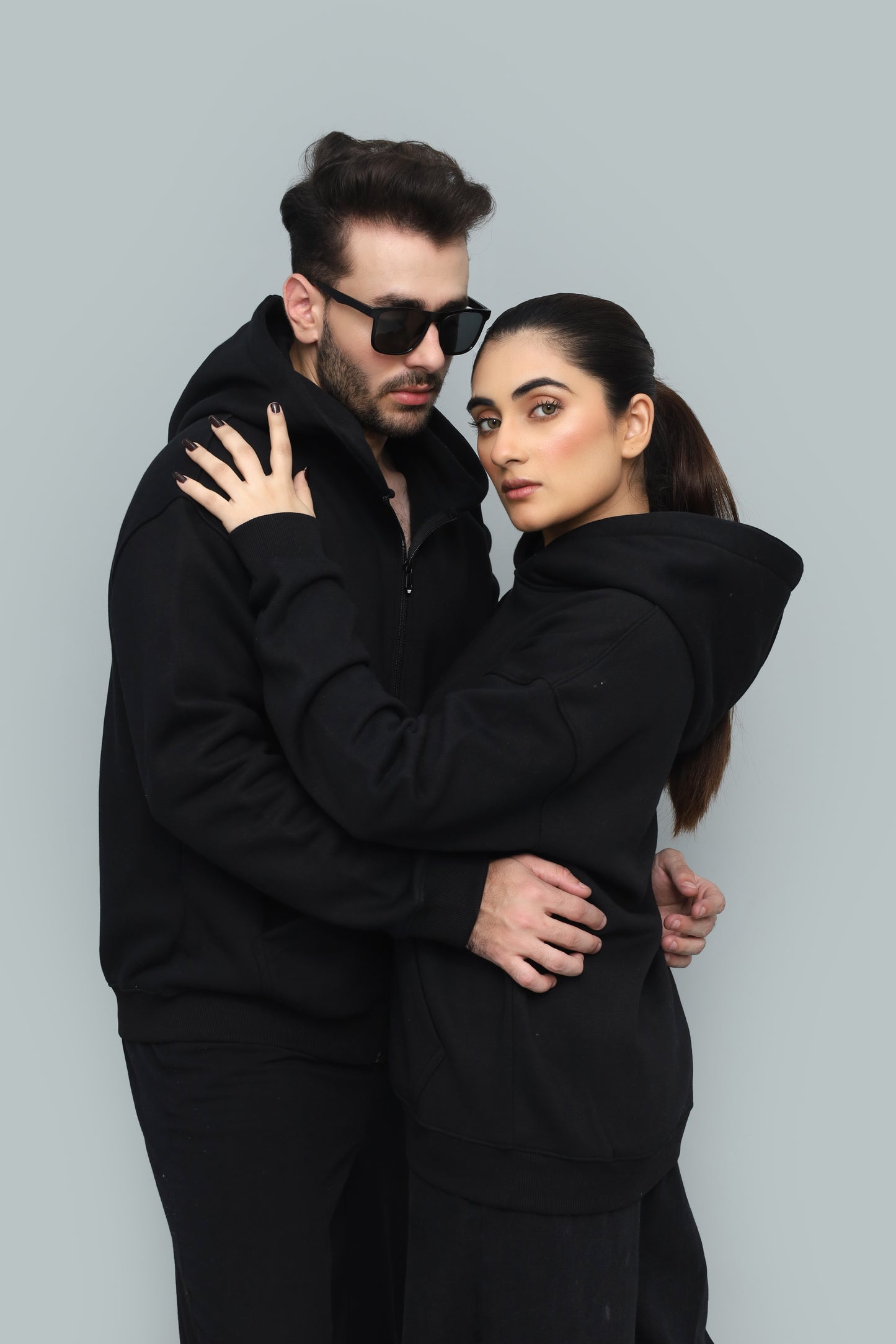 Prime Matte Black Hoodie