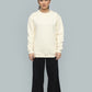 Natural Beige Sweatshirt - Premium Fleece Streetwear